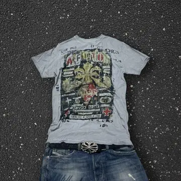 Affliction USA Made T-Shirt Y2K Grunge