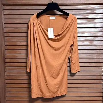 미사용 DRIES VAN NOTEN 티셔츠 오렌지 브라운 S 사이즈