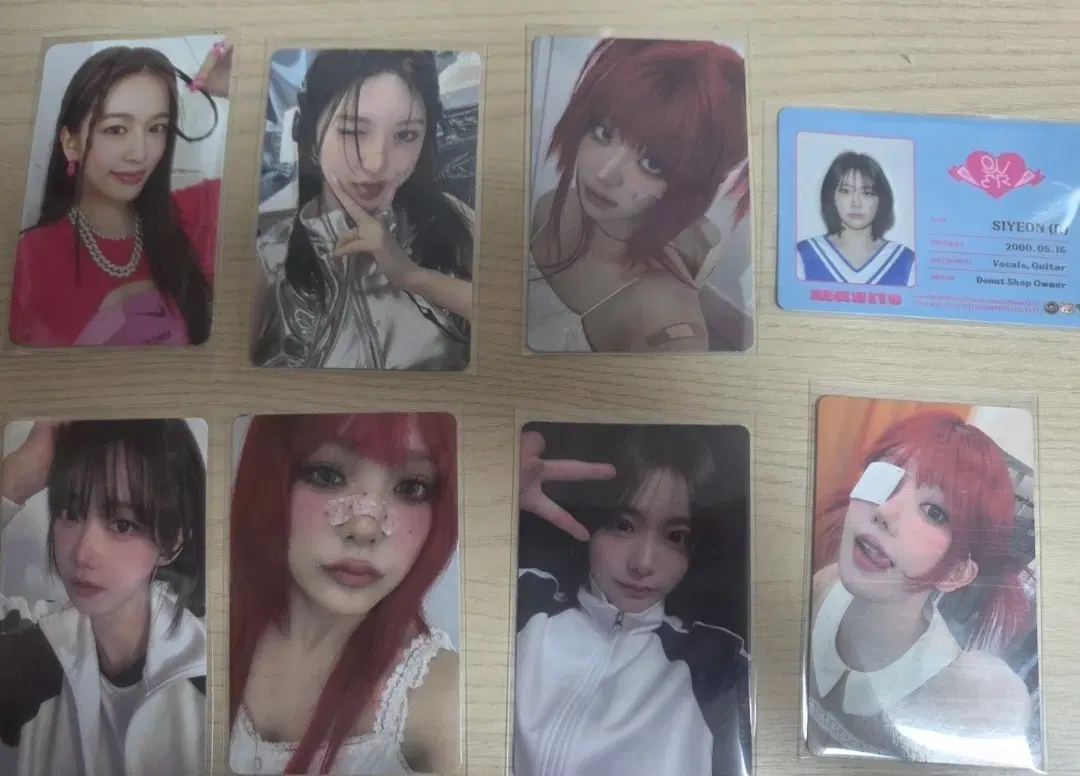 아이브 qwer 포카 일괄로 팝니다(네고ㄱㄴ)