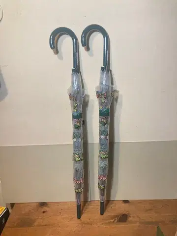 포켓몬 픽셀 아트 풀 타입 비닐 우산 2개 세트