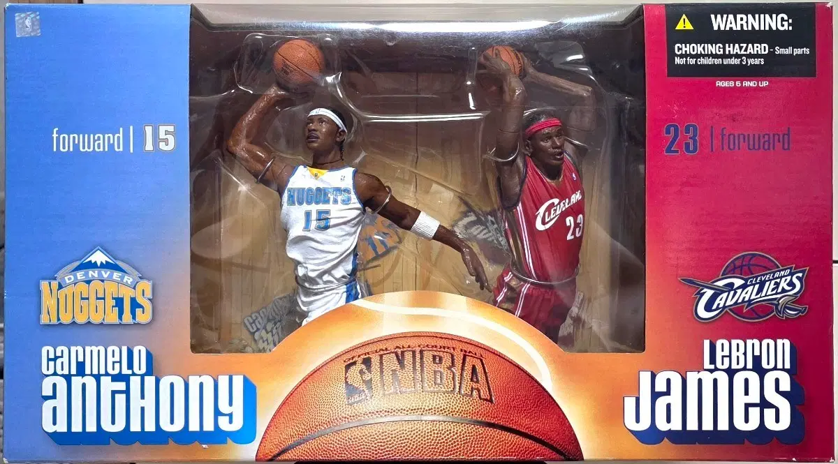 맥팔레인 NBA 카멜로 앤써니 & 르브론 제임스 피규어