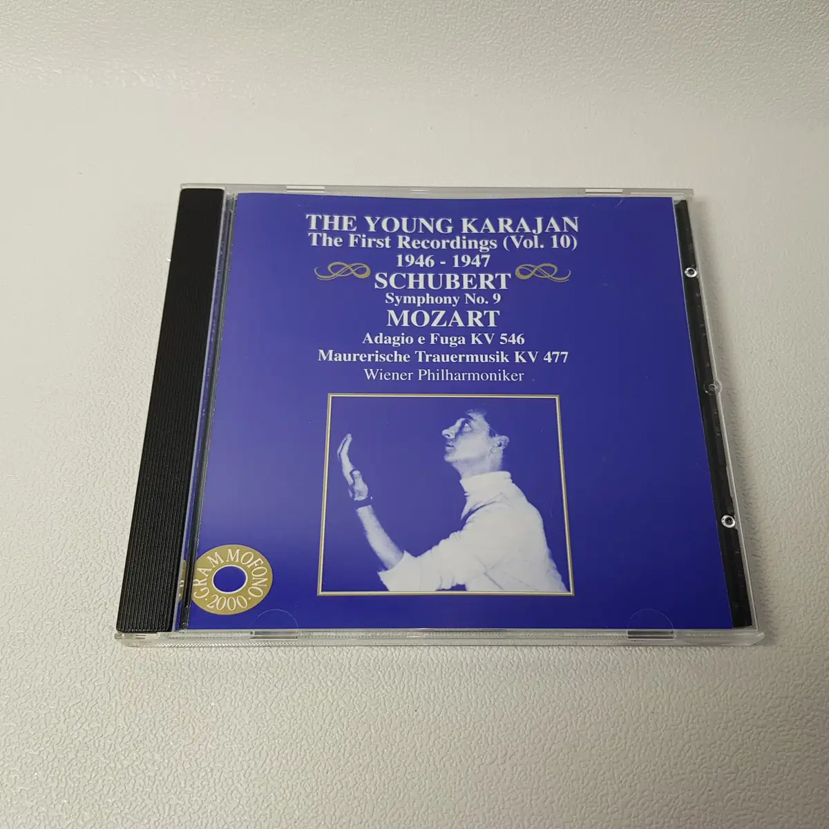카라얀 최초 녹음집 10집 슈베르트 모차르트 이탈리아 CD