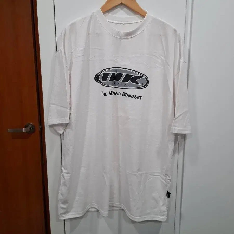 빅사이즈 오버핏 화이트 반팔티 2XL-3XL(새상품/미세이염)