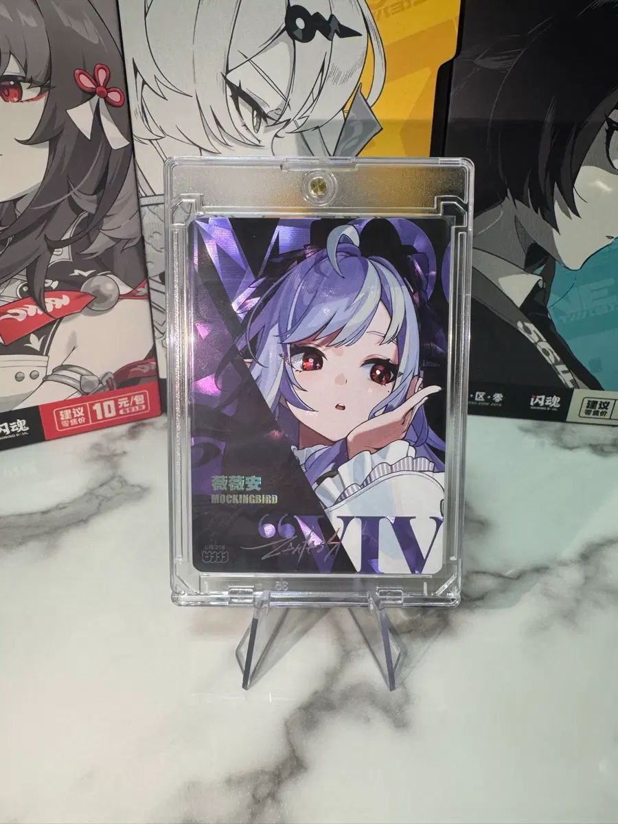 젠레스 존 제로 샤이닝소울 TCG 카드 vol.2 - 비비안 에이전트 카드 [UR-206]