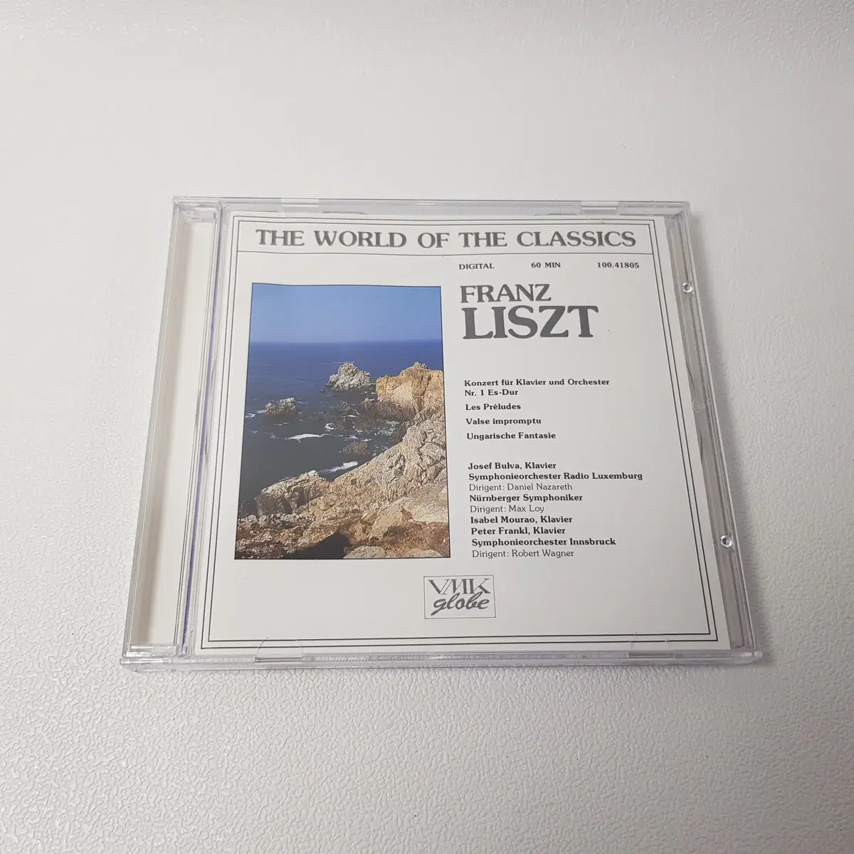 리스트 피아노 협주곡 1번 전주곡 서독 초반 클래식 CD