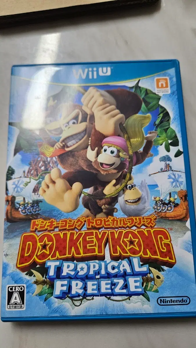 닌텐도 Wii U 동키콩 트로피컬 프리즈 게임 타이틀 일판