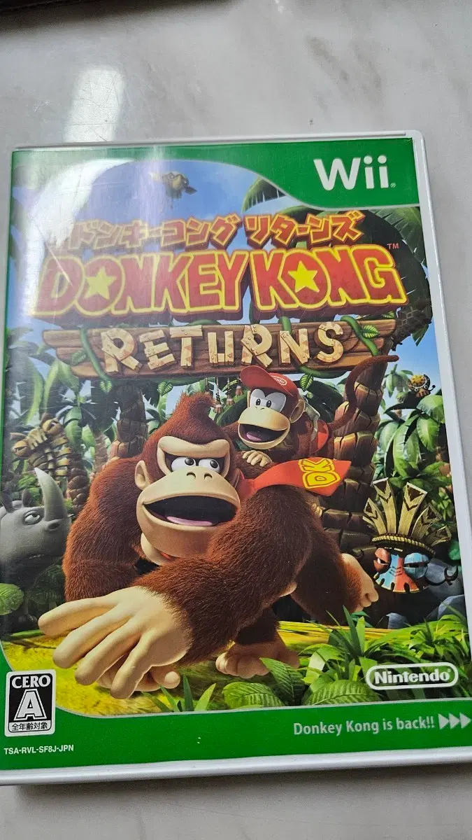 Wii 동키콩 리턴즈 게임 소프트 일판