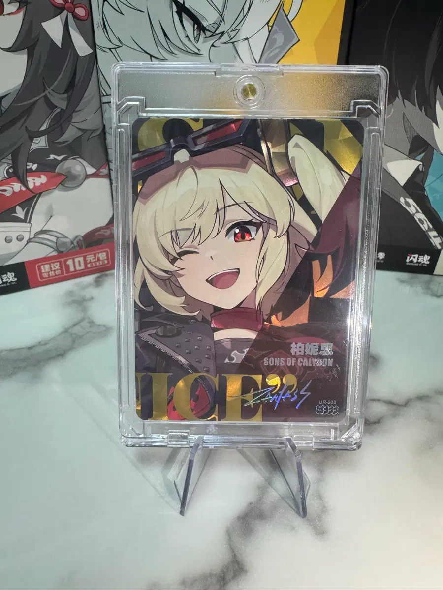 젠레스 존 제로 샤이닝소울 TCG 카드 vol.2 - 버니스 에이전트 카드 [UR-208]