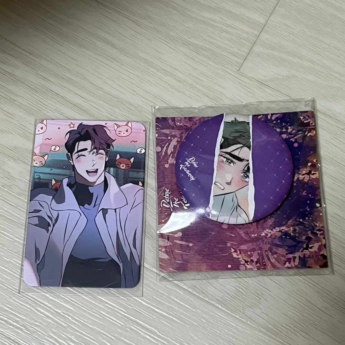 디티알 투니크 애쉬 뱃지 방문 포카 일괄 판매