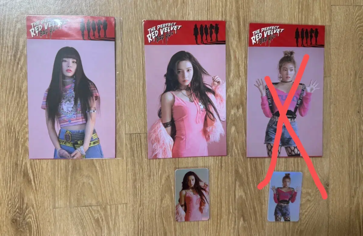 레드벨벳 슬기 조이 예리 배드보이 홀로그램 포카 홀카
