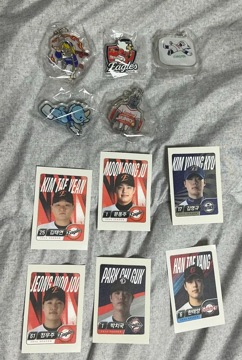 Kbo 롯데웰푸드 띠부실 키링 뱃지 교환
