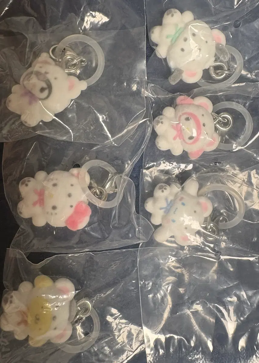 산리오 후와후와 메지루시 일괄 풀세트 (스노우쿠마)