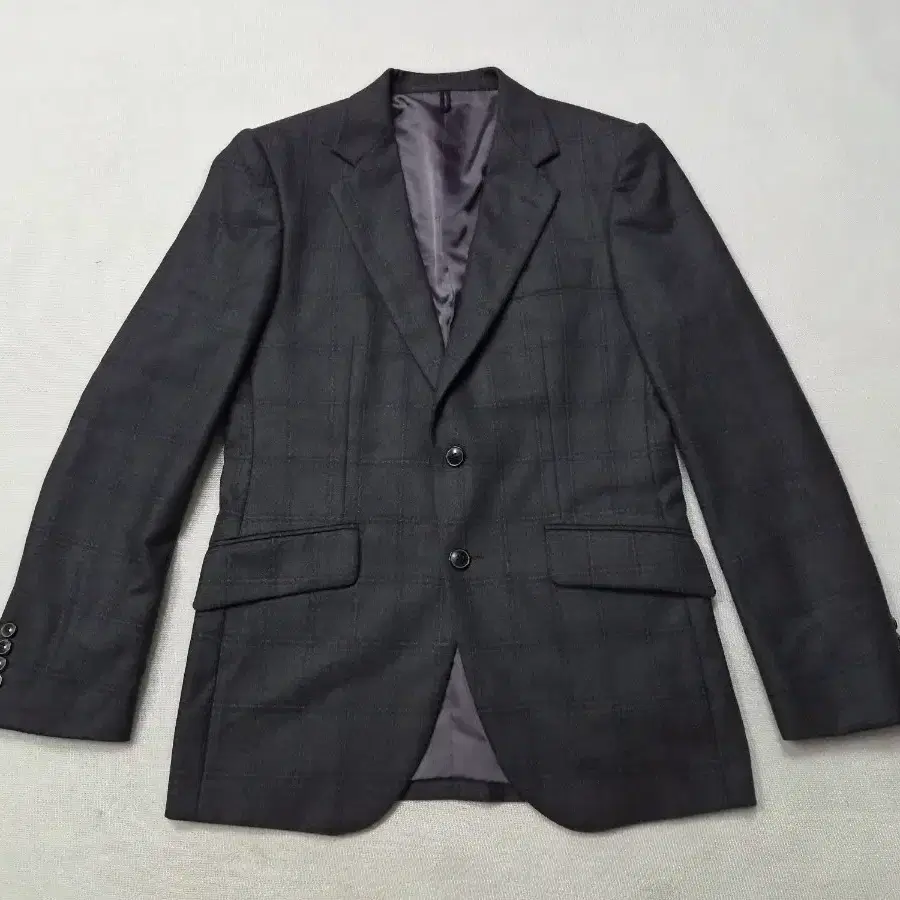 커스텀멜로우 체크 블레이저 자켓 95