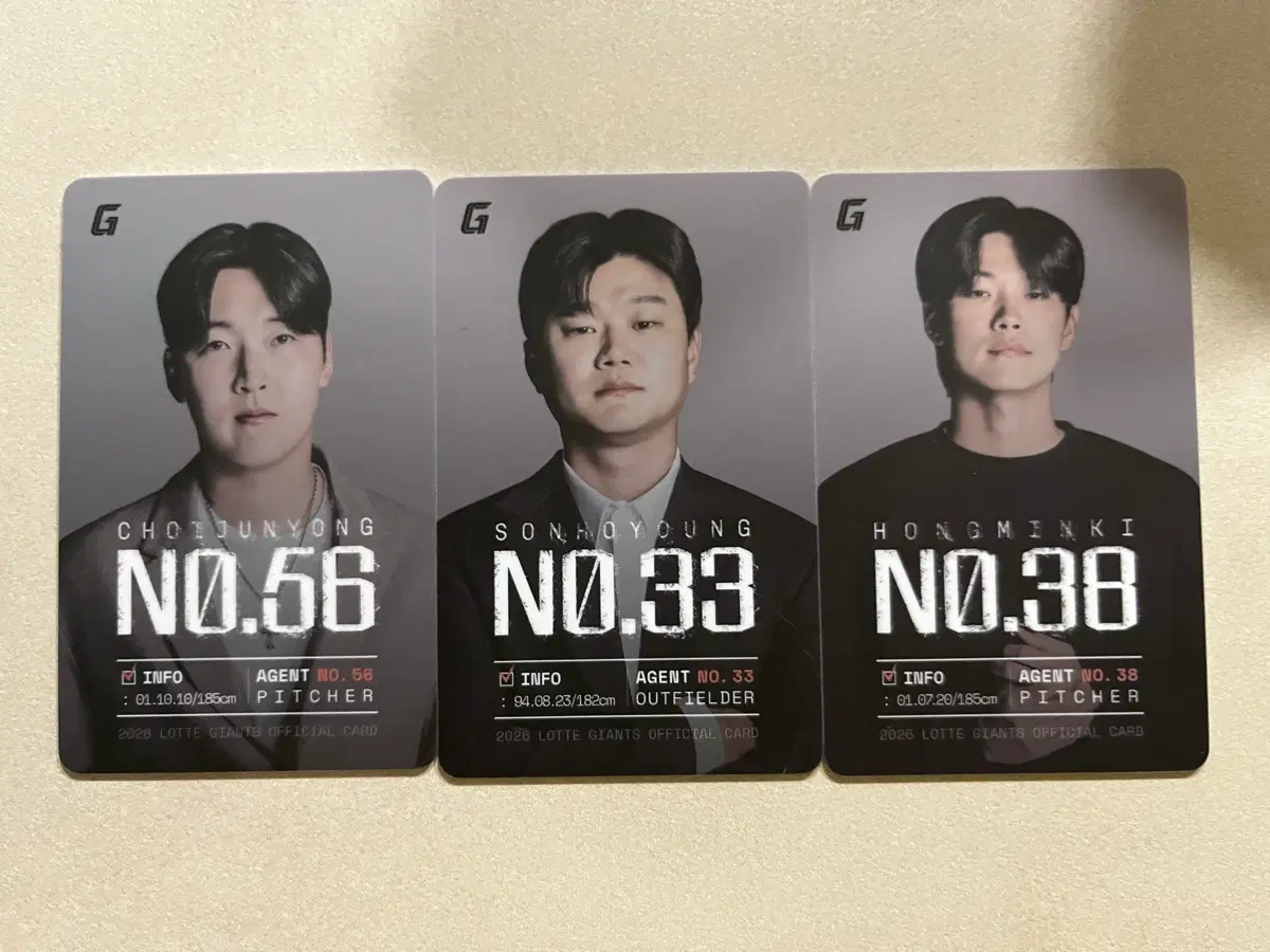롯데자이언츠 5월1차 포토카드 최준용 홍민기 손호영