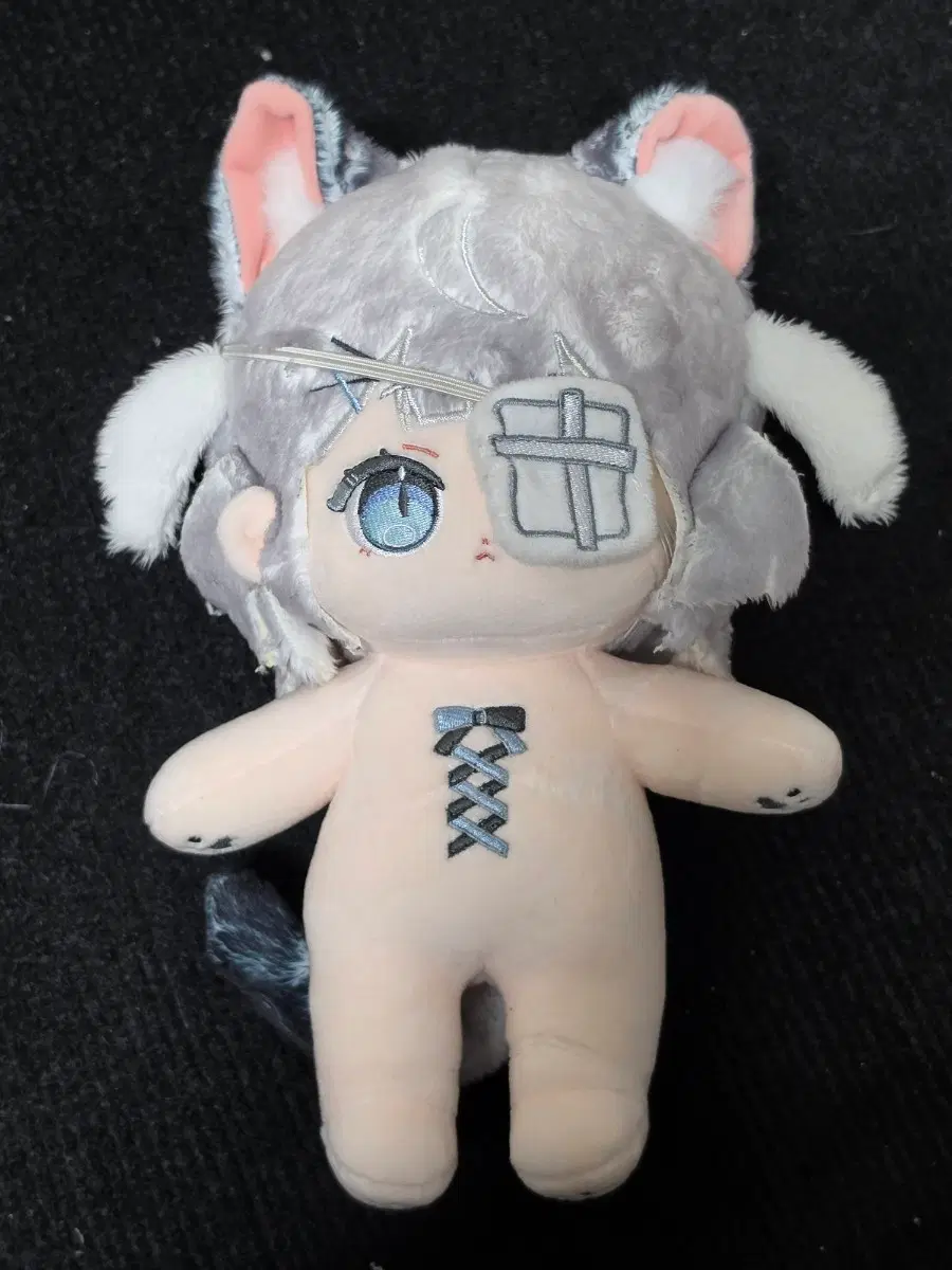 무속성 20cm 회색 고양이