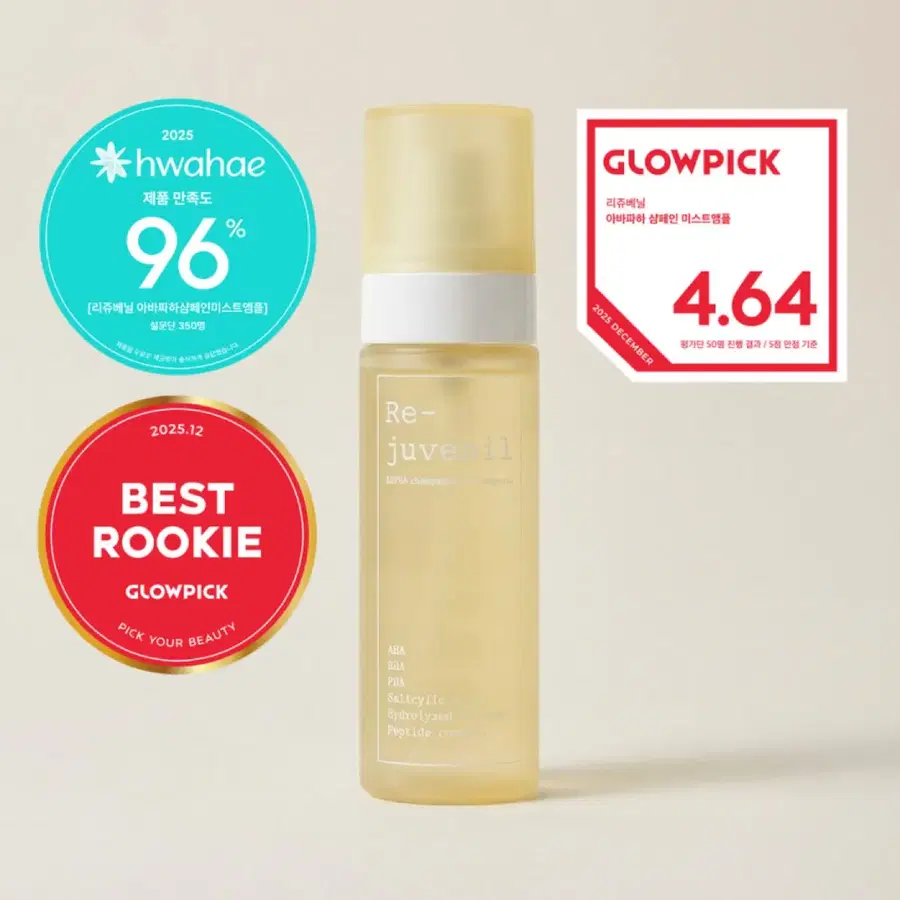 [새상품] 리쥬베닐 아바파하 샴페인 미스트 앰플 80ml