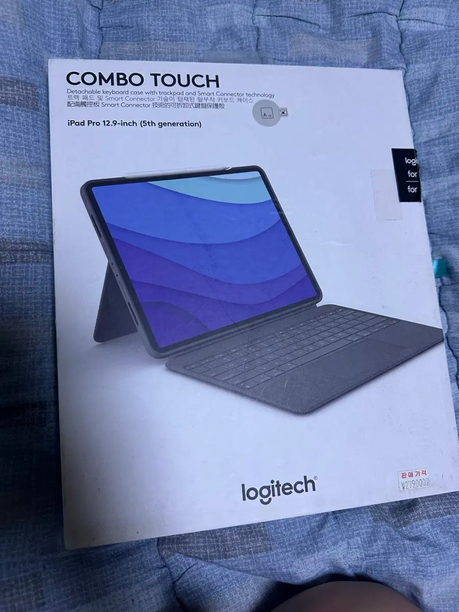 로지텍 Combo Touch 아이패드 에어 4-5-6-7세대 옥스포드 그레이