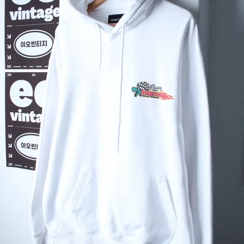 (XL-2XL) 예스아이씨 후드티셔츠 빅사이즈 레이싱-H37417