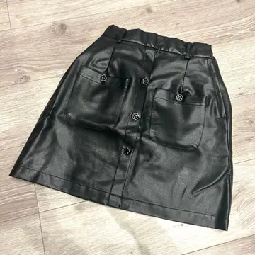 MARY QUANT 미니 스커트 블랙