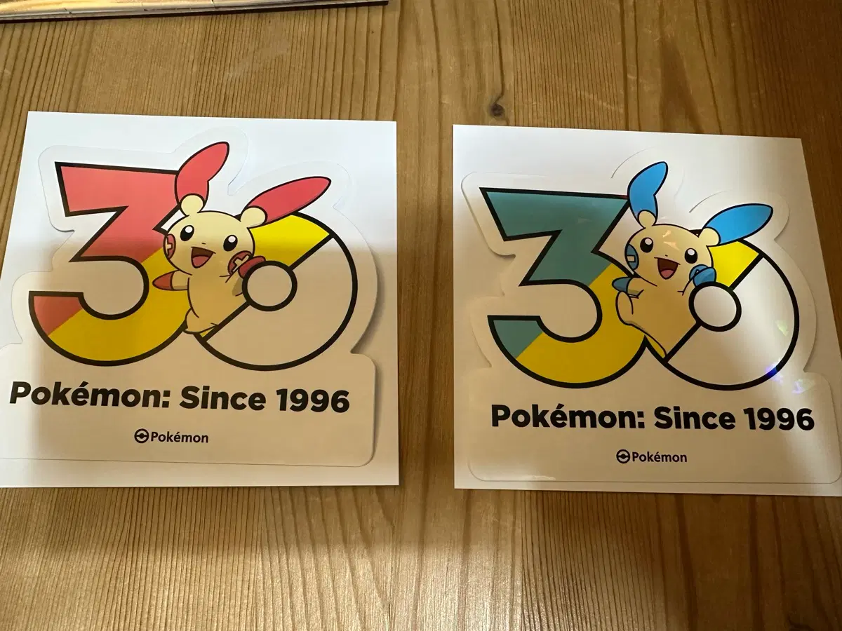 플러시 마이농 포켓몬 30주년 스티커 세트