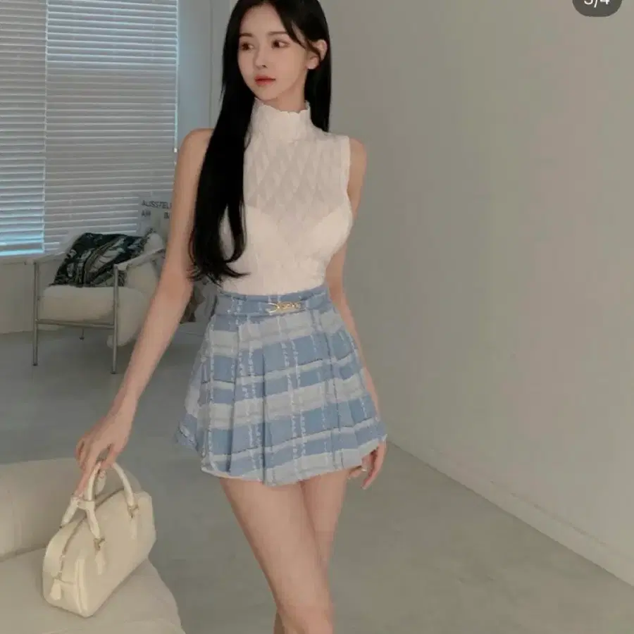 맨뒤실사) 미드나잇쇼룸 반목니트 (블랙)