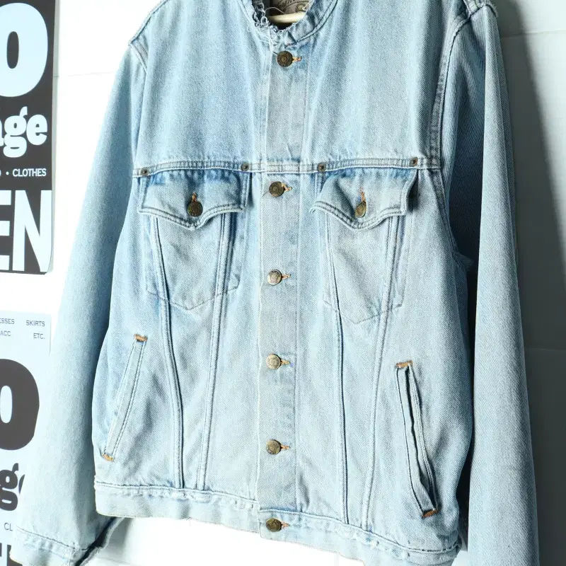(F) 아르마니 집업 바람막이 점퍼자켓 90S 년대 연청-H37290