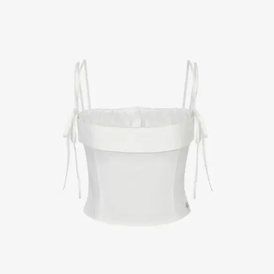 페인오어플레져 HEART RIBBON TOP ivory 리본 탑