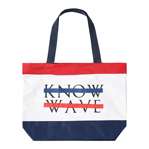 [새상품] 노우웨이브 가방 BEACH TOTE BAG-RED/WHT/BLU