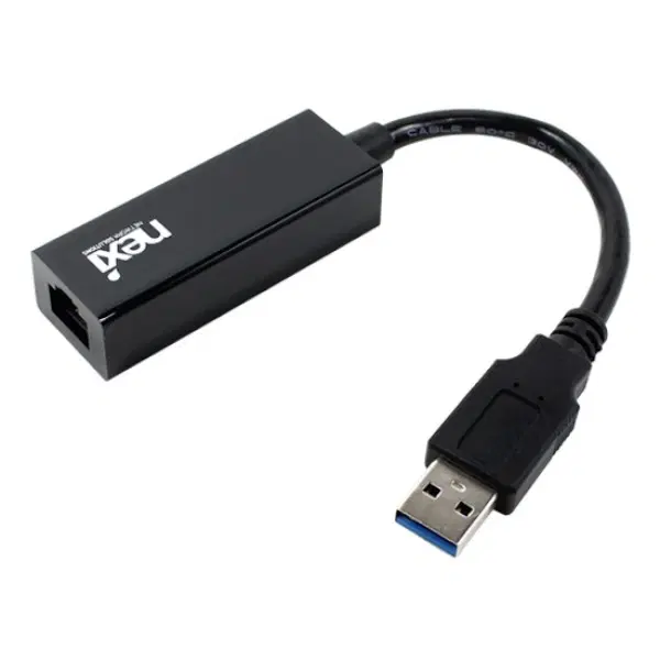 딜러가격(새상품)NEXI 넥시 NX-USB3.0 LAN (유선랜카드/USB3.0/1000Mbps) 블랙