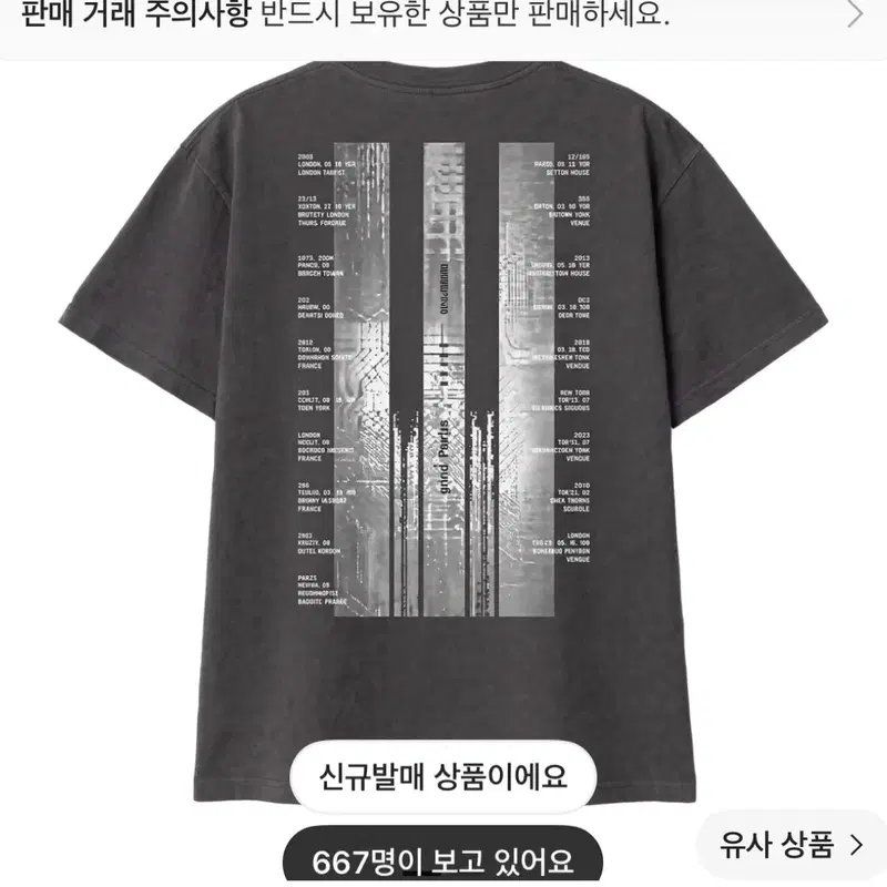 빅뱅 월드투어 xx 코스모스 티셔츠 차콜 xl