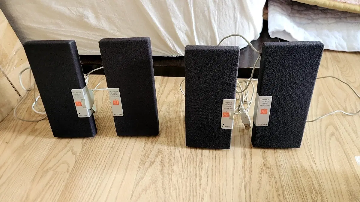 슬림형 USB 스피커 2개 일괄