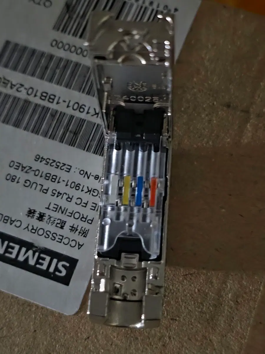 지멘스 PROFINET RJ45 플러그 악세서리 케이블