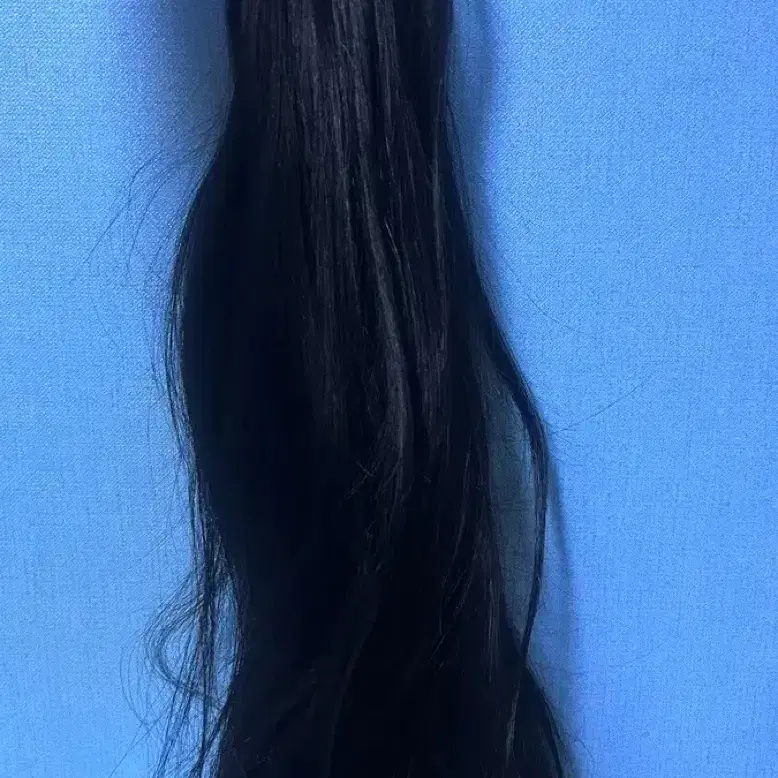 18인치 검정색 붙임머리