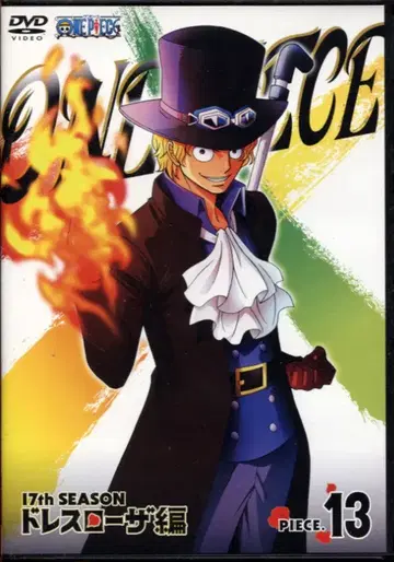 애니메이션 DVD ONE PIECE 17th 시즌 드레스로자 편 13