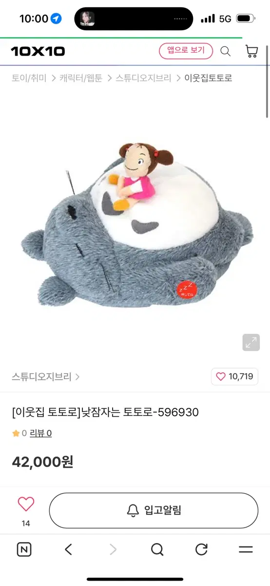 낮잠토토로 인형 구해요(구해요)