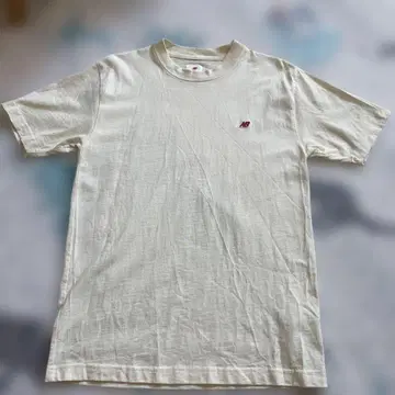 MADE IN USA 뉴발란스 숏 슬리브 T셔츠 크림