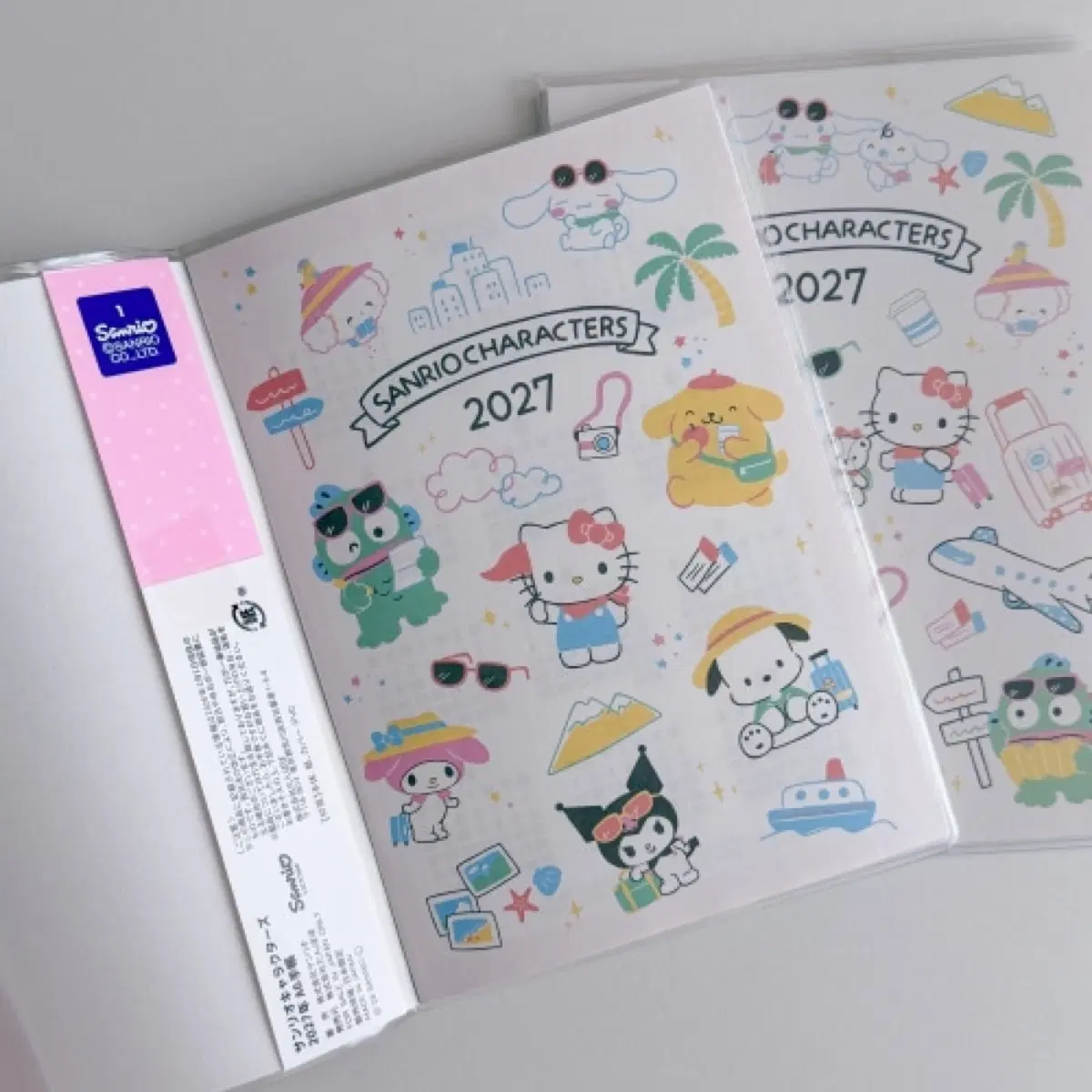 [정품] 2027년 산리오다이어리 산리오친구들 먼슬리 다이어리