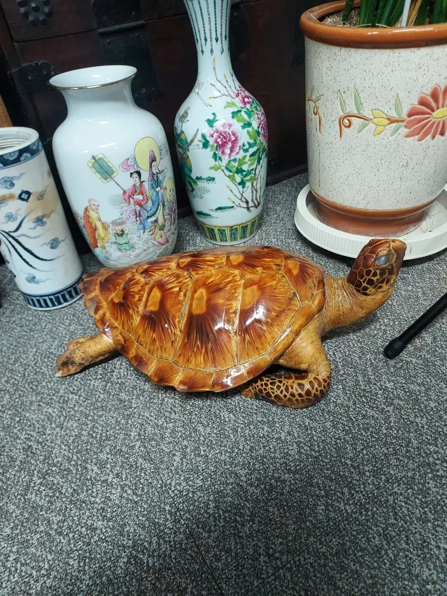 거북이 장식품 엔틱 소품