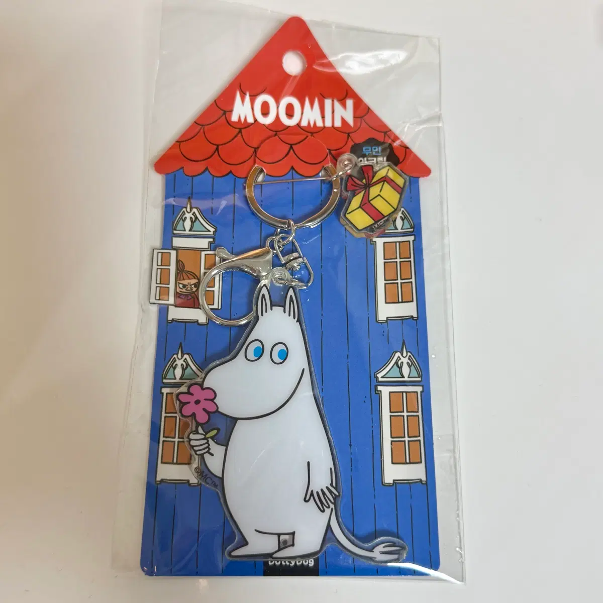 무민 아크릴 키링 새상품
