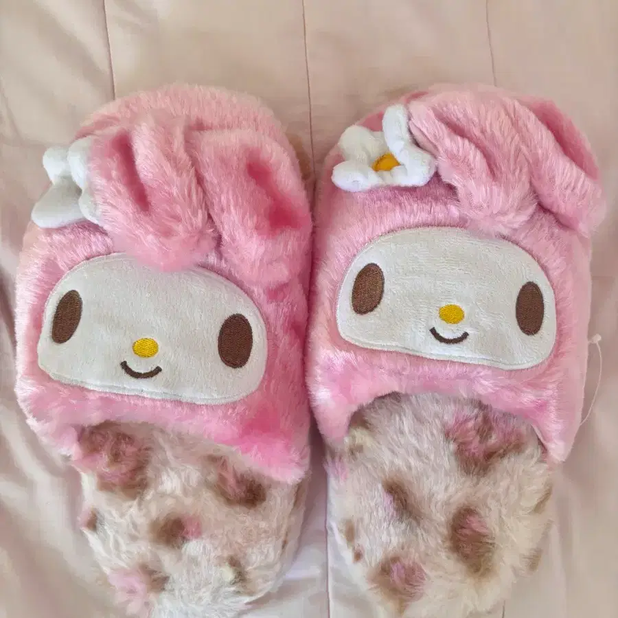 히메갸루 핀터깔 방꾸 고전 마이멜로디 호피 슬리퍼