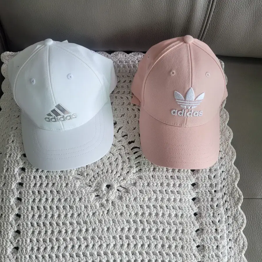 새상품)아디다스 골프 스냅백 볼캡 화이트/라이트핑크 2종