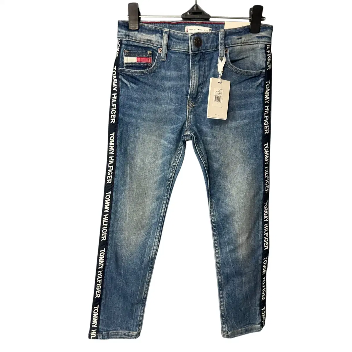 116 타미힐피거 키즈 워싱 데님 청바지