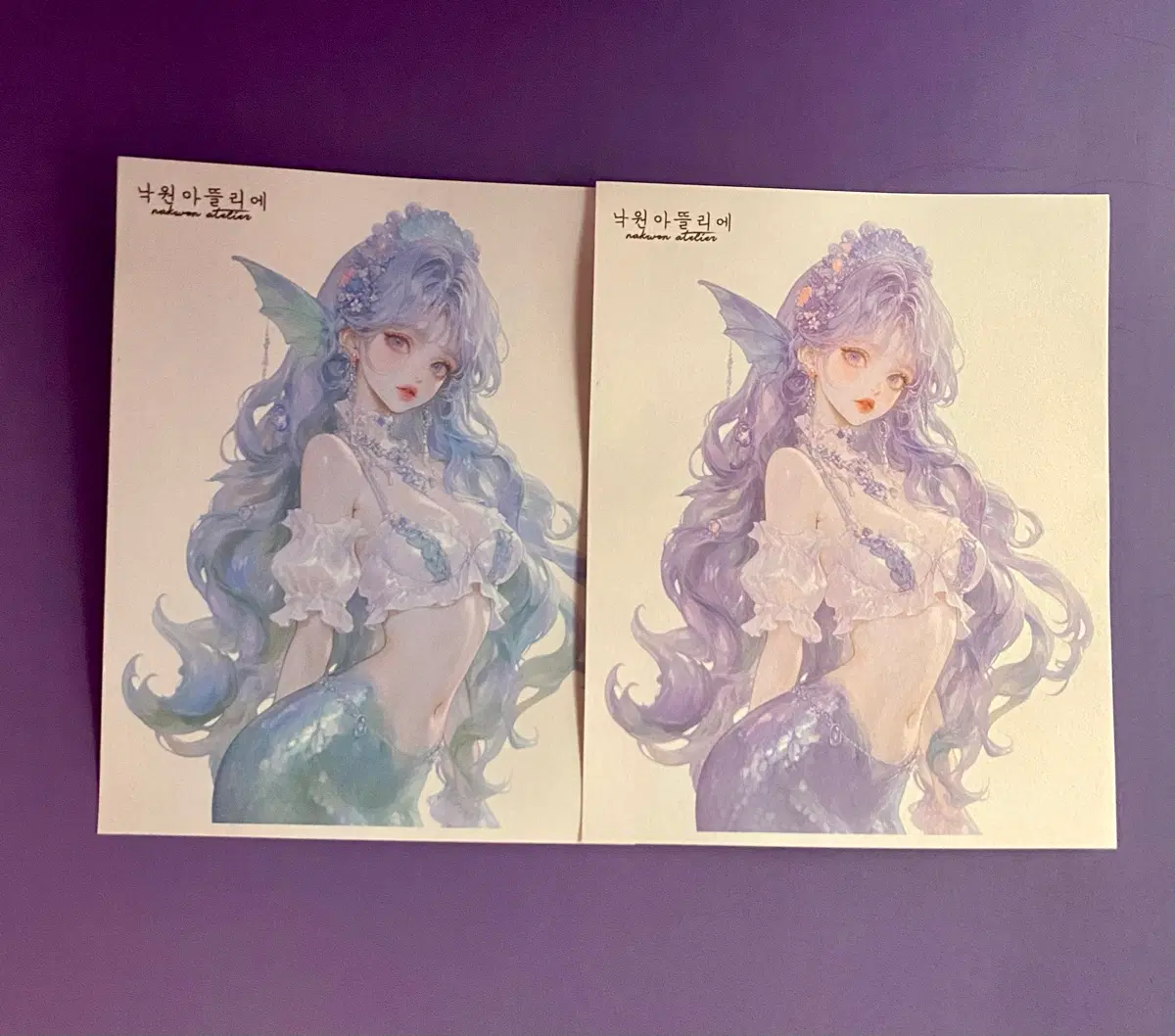[인스] 낙원아뜰리에 인물 스티커 (머메이드 05)
