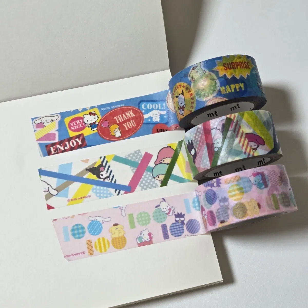 mt 100주년 마스킹테이프 산리오 세트