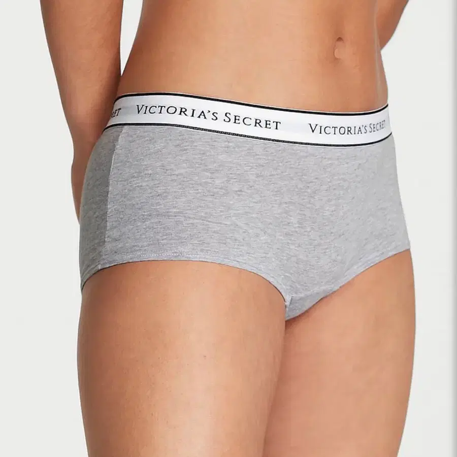 빅토리아시크릿 로고 보이쇼츠 팬티 그레이 logo boyshort