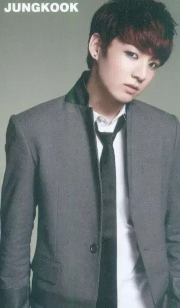 BTS BOY IN LUV JUNG KOOK 트레이딩 카드