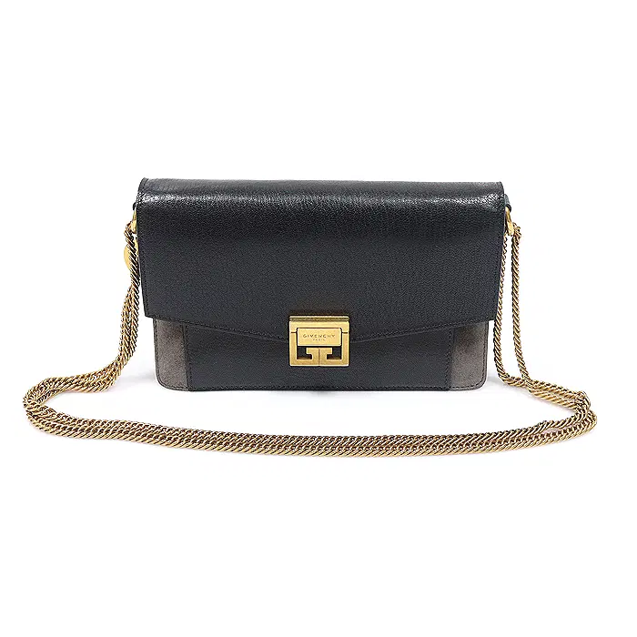 Givenchy(지방시) BBU00KB033 블랙 고트스킨 스웨이드 GV3 미니 WOC 숄더백 MUJ59012GI