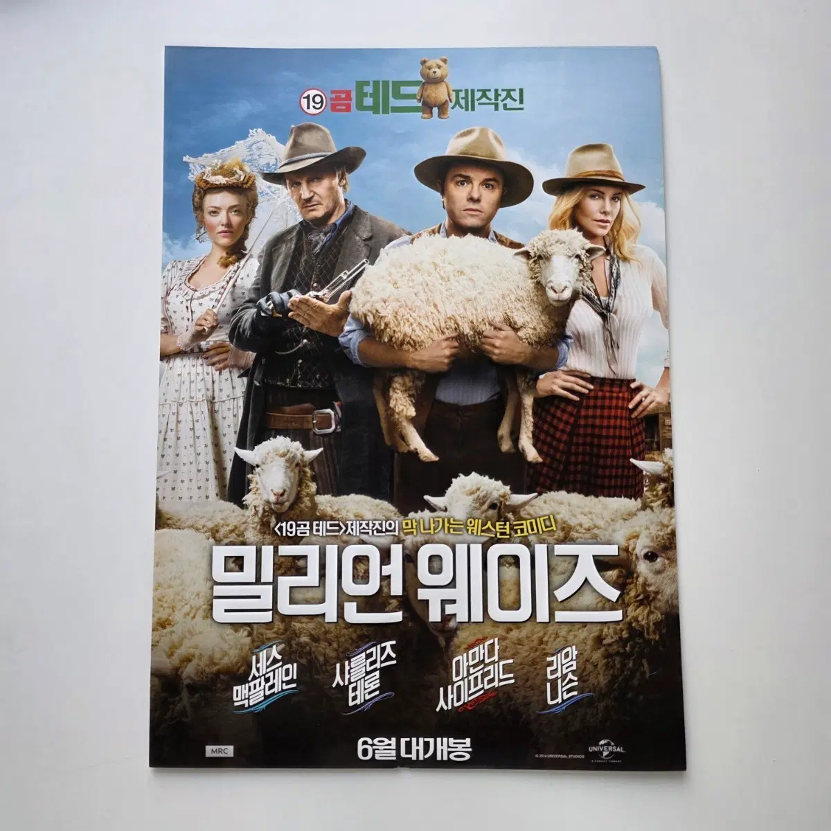 [전단지] 밀리언 웨이즈 2014 영화 포스터