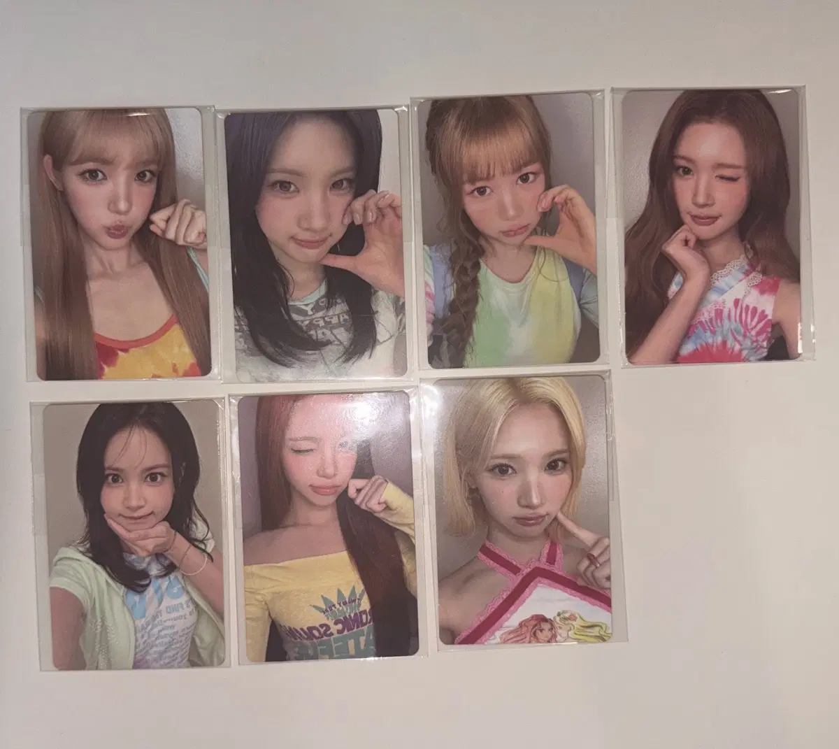 하투하 레몬탱 베리즈 쇼케이스 미공포 포카 양도 세트