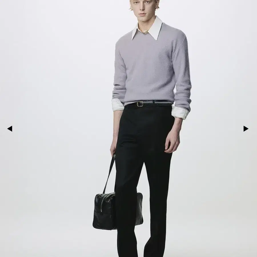 토니웩 SUPER FINE WOOL COMMANDO V-NECK KNIT_ SLATE GREY M사이즈